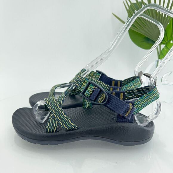 Chaco Ecotread Women Z1  Sandal Size 5 Green Yellow Hike Trail Camp Water Sports - Picture 6 of 12